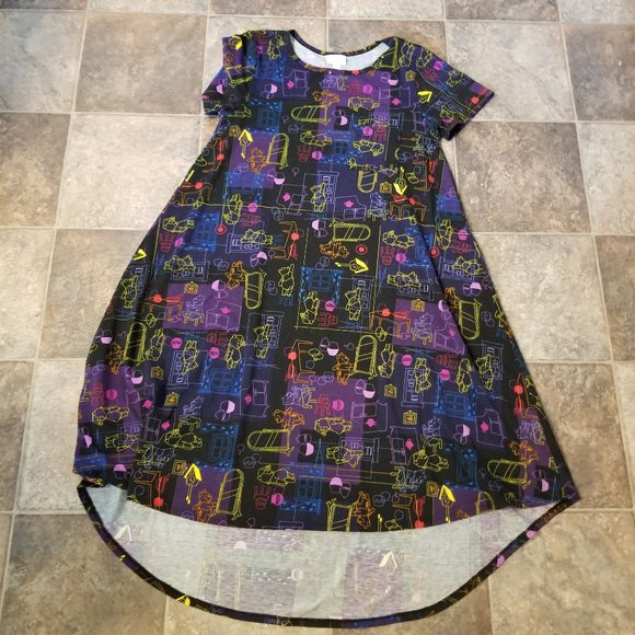 Lularoe Disney Winnie The Pooh Carley Dress - Picture 1 of 7